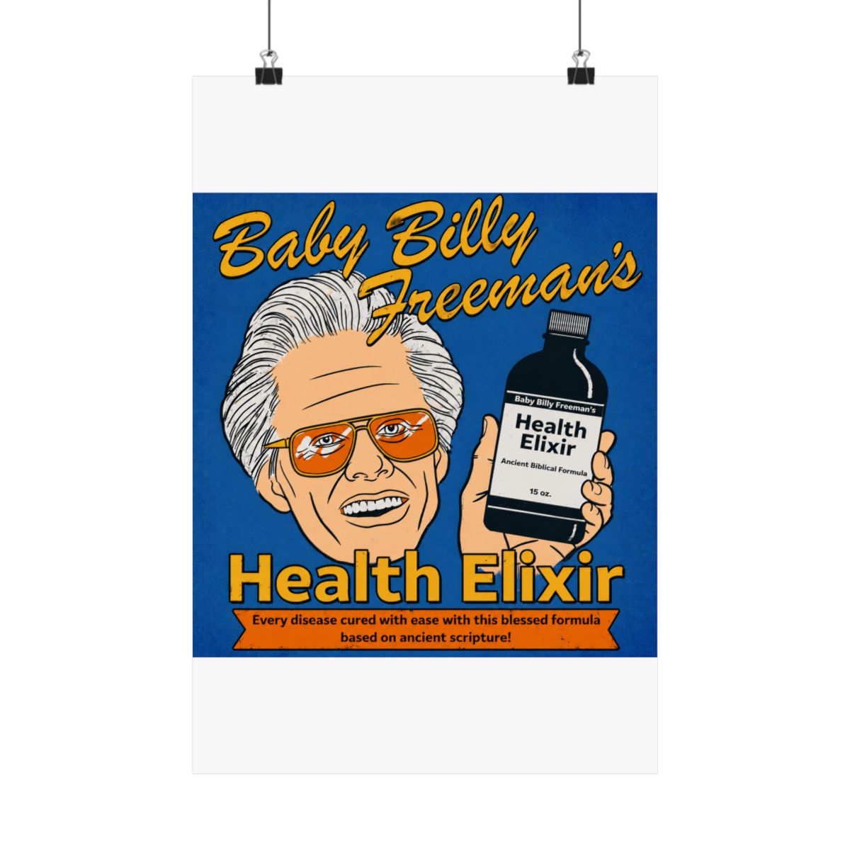 The Righteous Gemstones Poster Baby Billy’s Health Elixir | Silicon Valley - alternate angle 3, merchandise