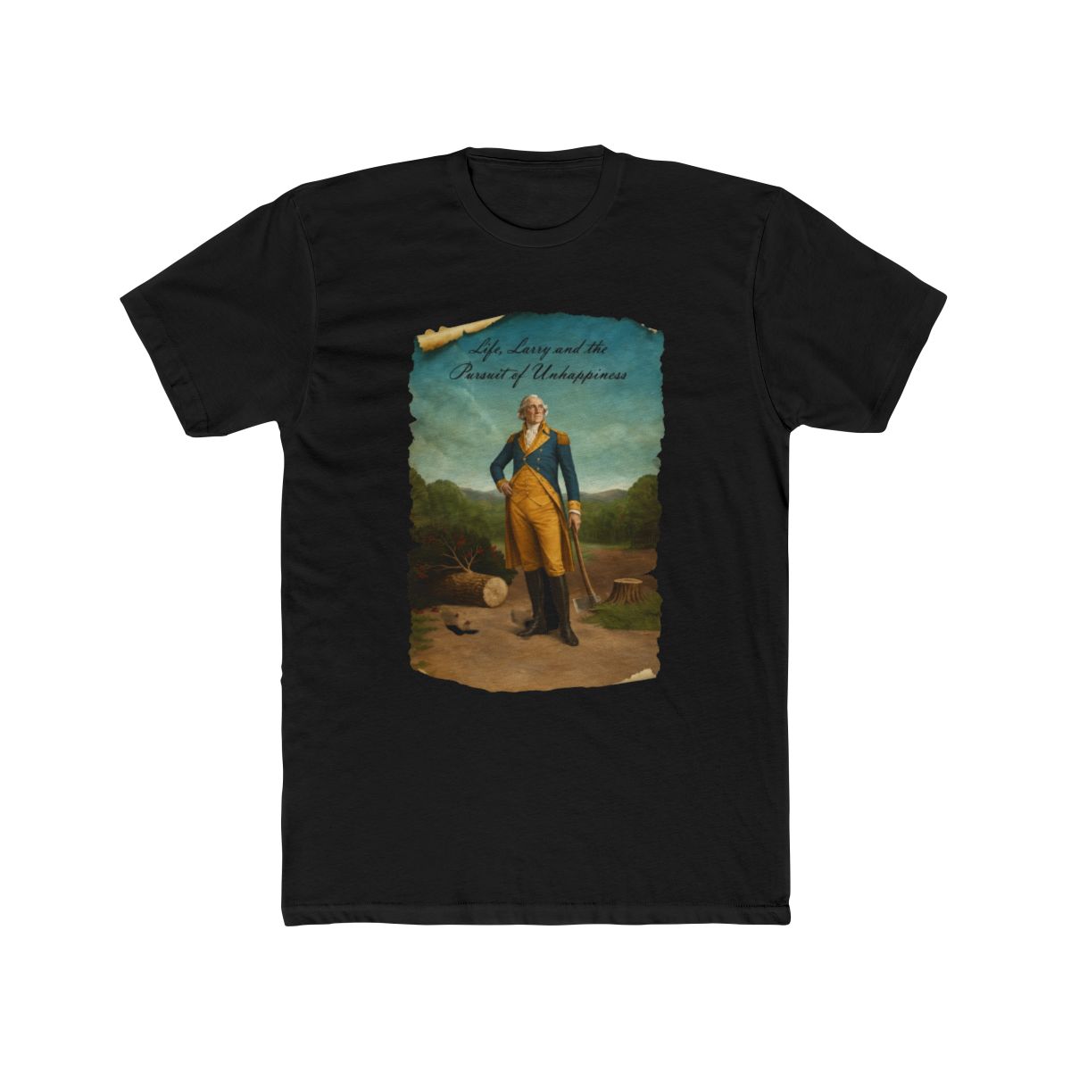 Life, Larry and the Pursuit of Unhappiness T Shirt Larry As Washington | Silicon Valley - Official T-Shirts merchandise