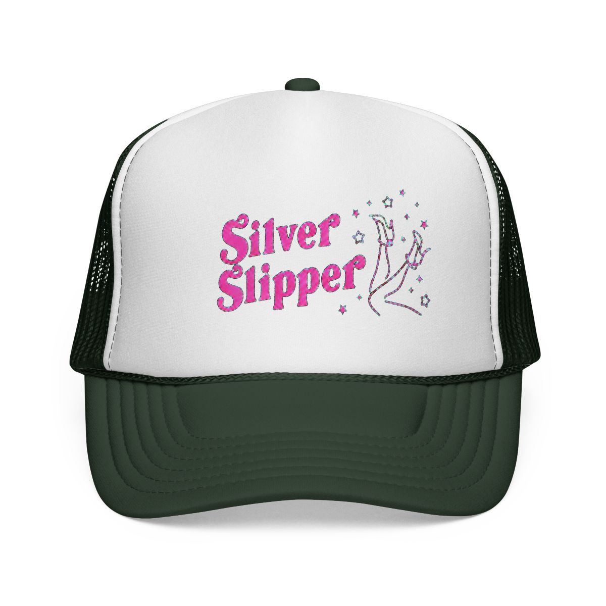 Euphoria Trucker Hat Silver Slipper | Silicon Valley - alternate angle 2, merchandise